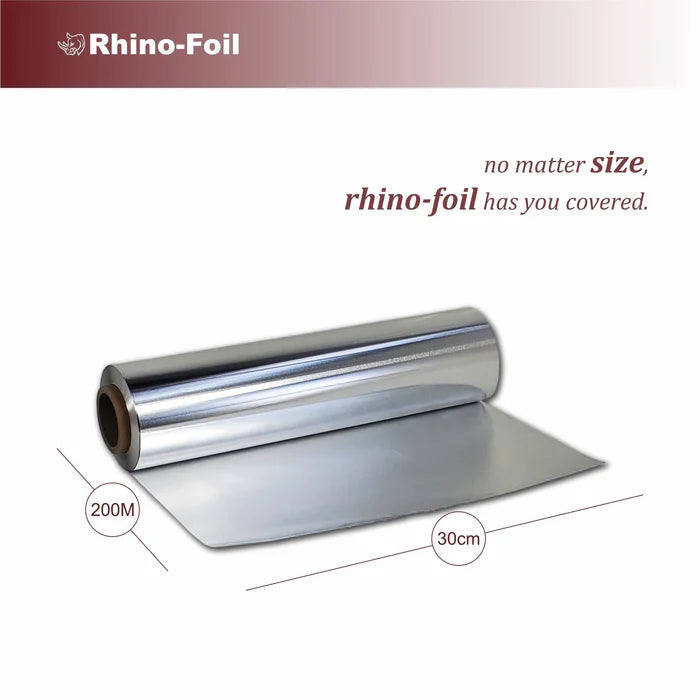 Rhino Foil - 12" Aluminium Foil Roll - 200M - Eagle Global Solution