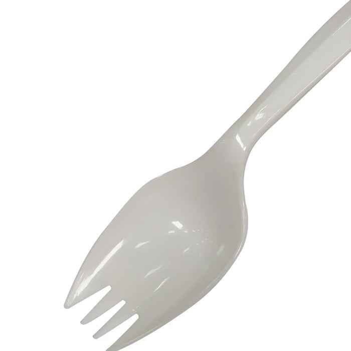 Value+ - Plastic Sporks - White - Bulk - B1005