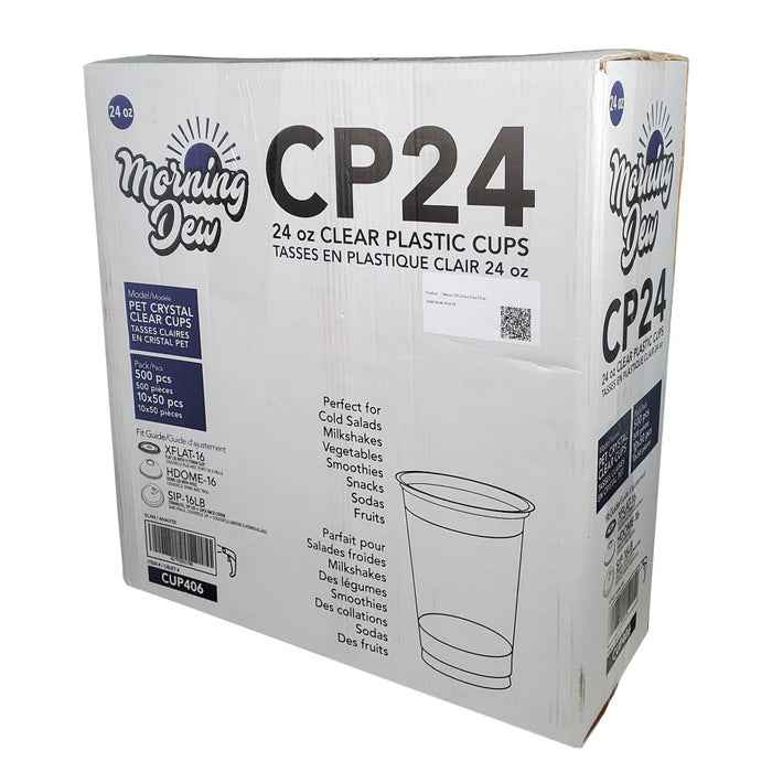 Morning Dew - 24 oz Clear Pet Cup - 98mm - CP24