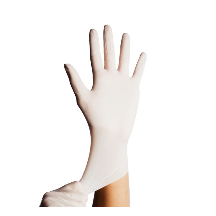 Lepremium Latex Examination Gloves - 5 Mil, Powder Free, White - Eagle Global Solution