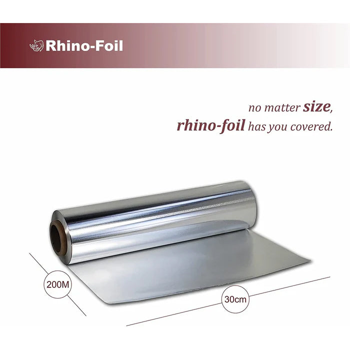 Rhino Foil - 12" Aluminium Foil Roll - Heavy Duty - 152M - Eagle Global Solution