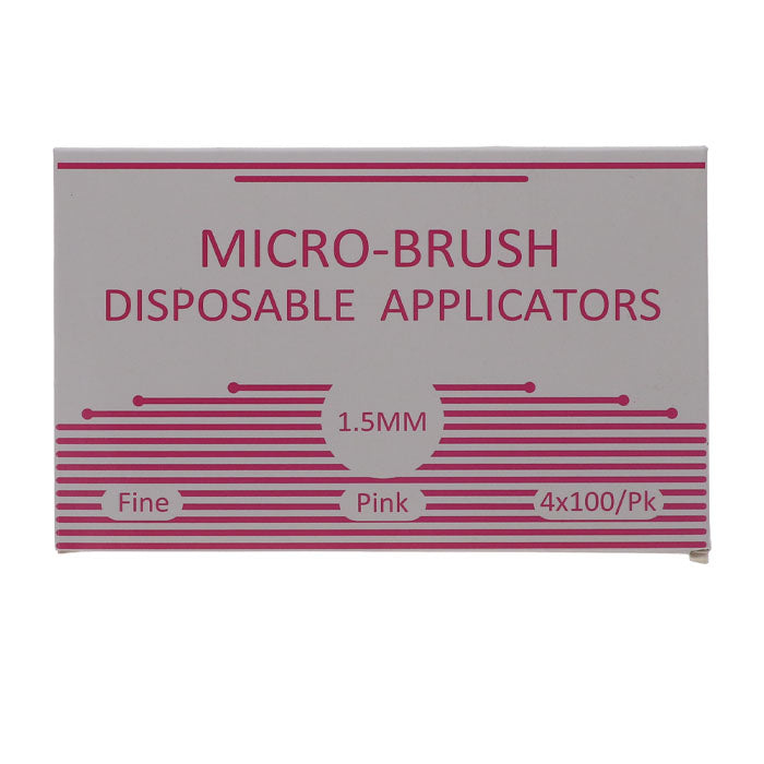 Micro-Brush Disposable Applicators, Fine, Pink, 4 x 100/Pk - Eagle Global Solution