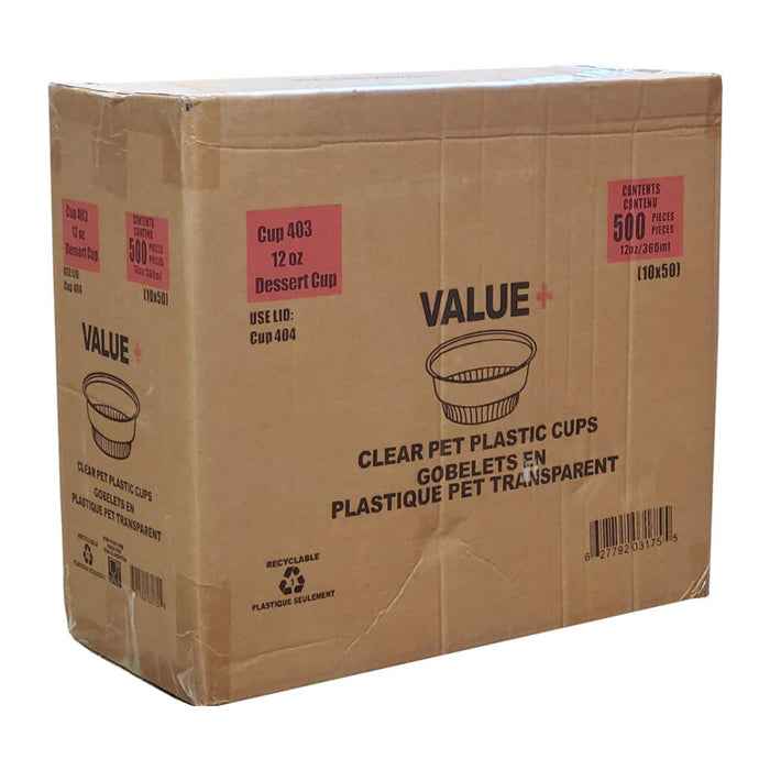Value+ - Dessert Cup - 12oz - (PET)