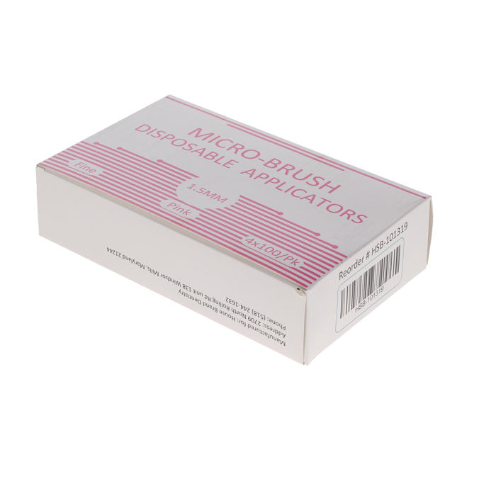 Micro-Brush Disposable Applicators, Fine, Pink, 4 x 100/Pk - Eagle Global Solution