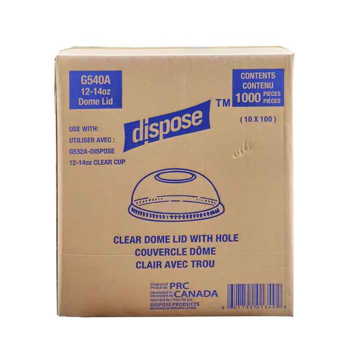 CLR - Value+ - Dome Lids - 12-14oz 95mm (PET)