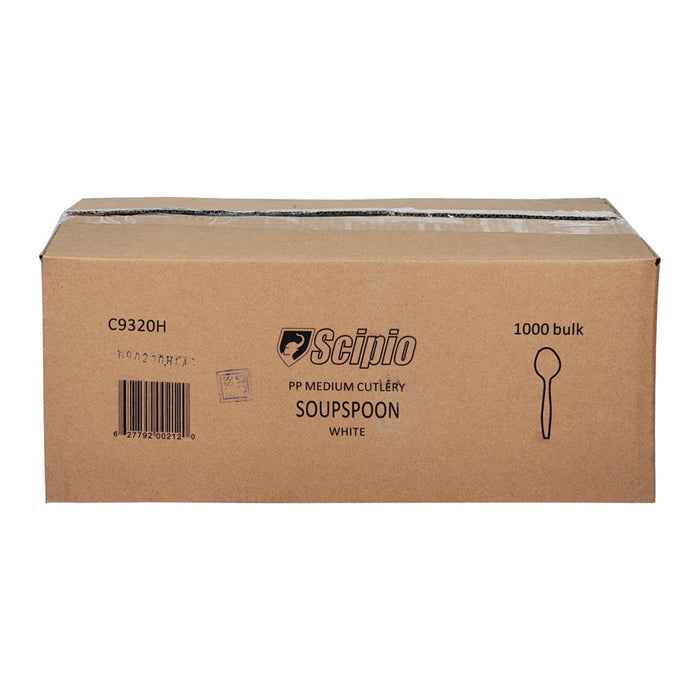 Scipio - Soup Spoon - Medium - White - C9320H
