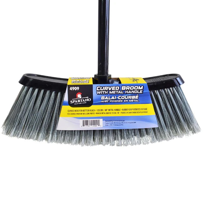 Spartano - Curved Broom with 48" Metal Handle - 4909 - Eagle Global Solution