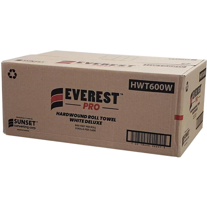 Everest Pro - White Paper Roll Towel - 600' - HWT600W - Eagle Global Solution