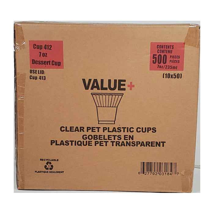 Value+ - PET Parfait/Ice Cream Cup - 7oz - 84mm