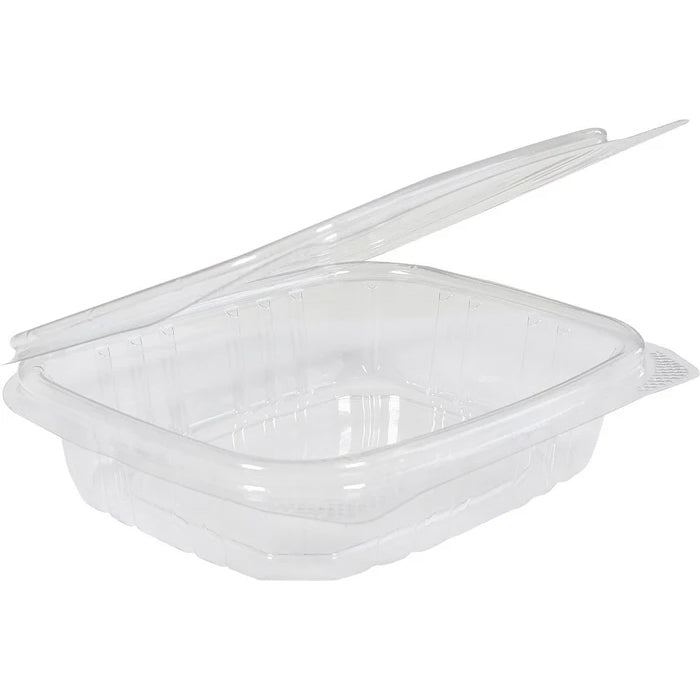 Value+ - 8oz Clear Hinged Deli Container - PET - BD08 - Eagle Global Solution