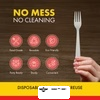 Eagle Grip - Heavy - Plastic Forks - White - Retail Pack - RP2001