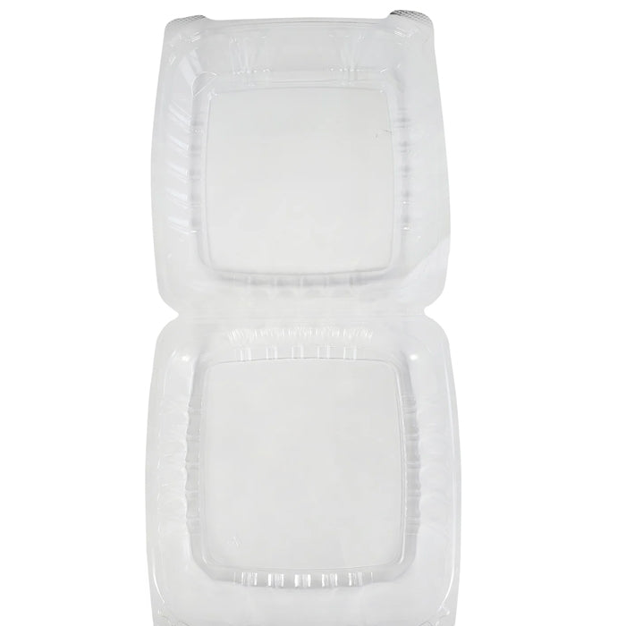 Value+ - Dual Lock - 9in Large Clear Hinged Containers - CV991 - Eagle Global Solution