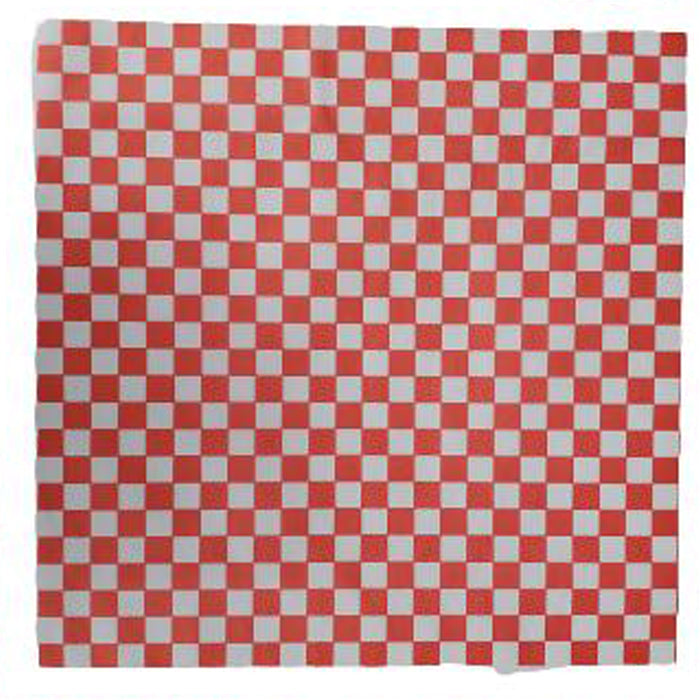XC - Checkered Sheets - Red - 12"x12" - 172045 - Eagle Global Solution