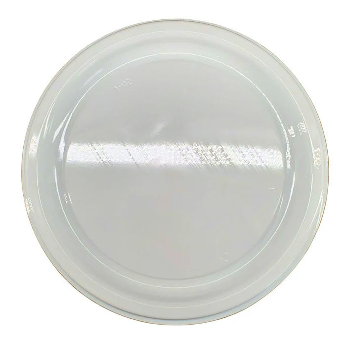Value+ - CTP-12RBW - 12" Round Catering Tray - White PET - Eagle Global Solution