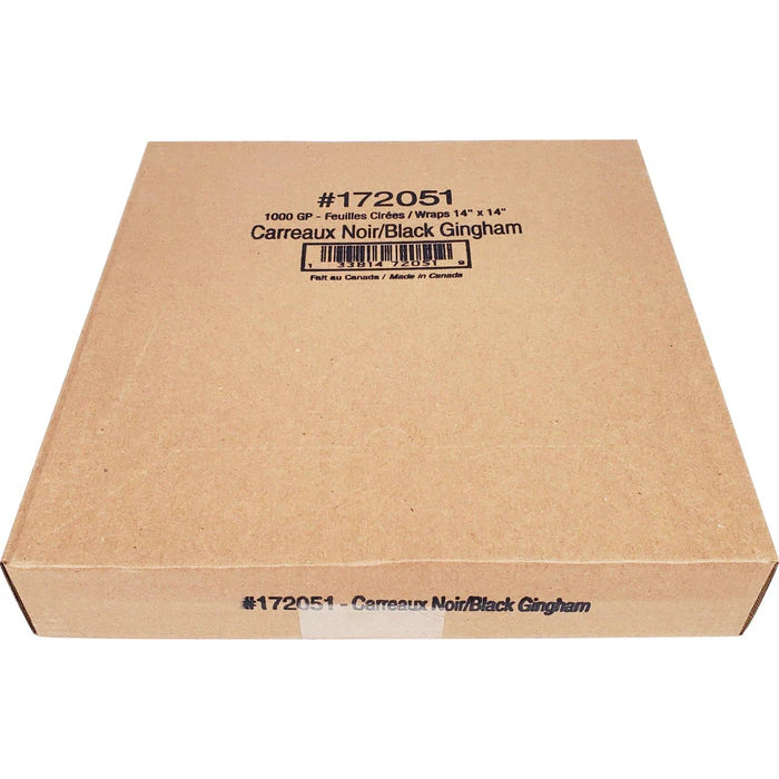 XC - Checkered Sheets - Black - 14"x14" - 172051 - Eagle Global Solution