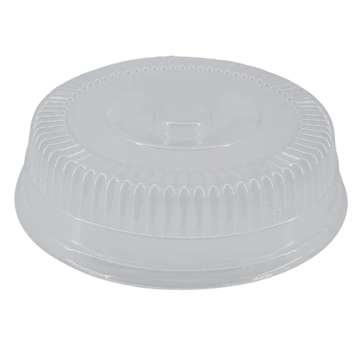 Value+ - CTP-12RL - 12" Lid for Round Catering Tray - Clear PET