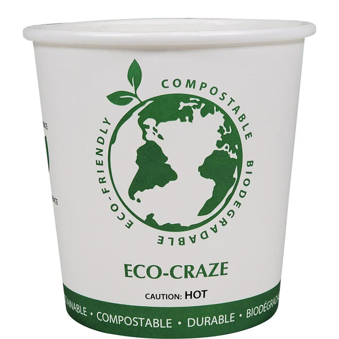 CLR - Eco-Craze - PLA 24oz Soup Paper Cup - Eagle Global Solution