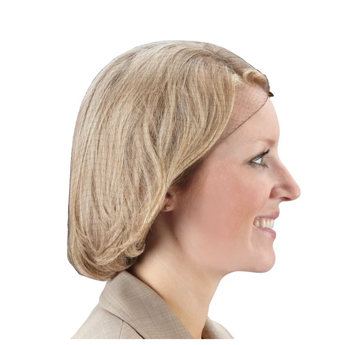 Brown Invisible Nylon Hairnet - Individually Wrapped - Eagle Global Solution