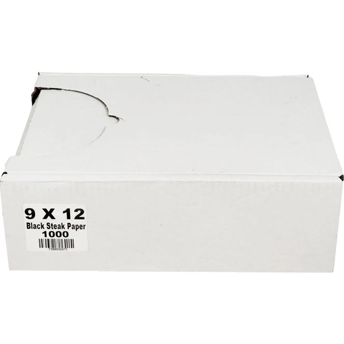 Steak Paper - Black - 9"x12" - Eagle Global Solution