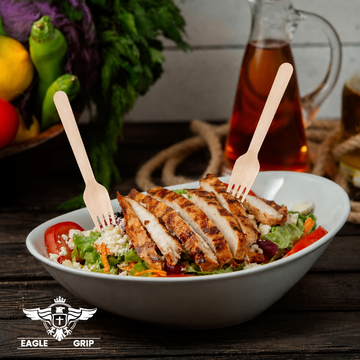 Eagle Grip - Wooden Fork