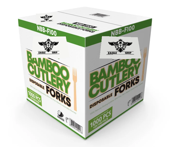 Eagle Grip - Bamboo Forks - Disposable - NBB-F100