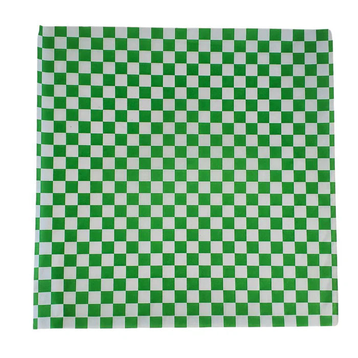 Value+ - Checkered Sheets - Green - 12"x12" - Eagle Global Solution