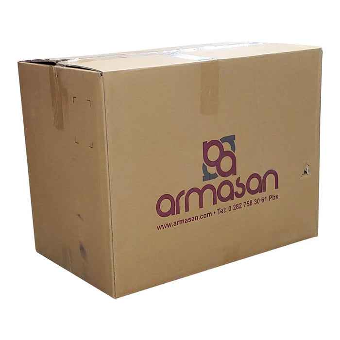 Plastic Tray (Thali) - 6 Compartment - White 20 pk