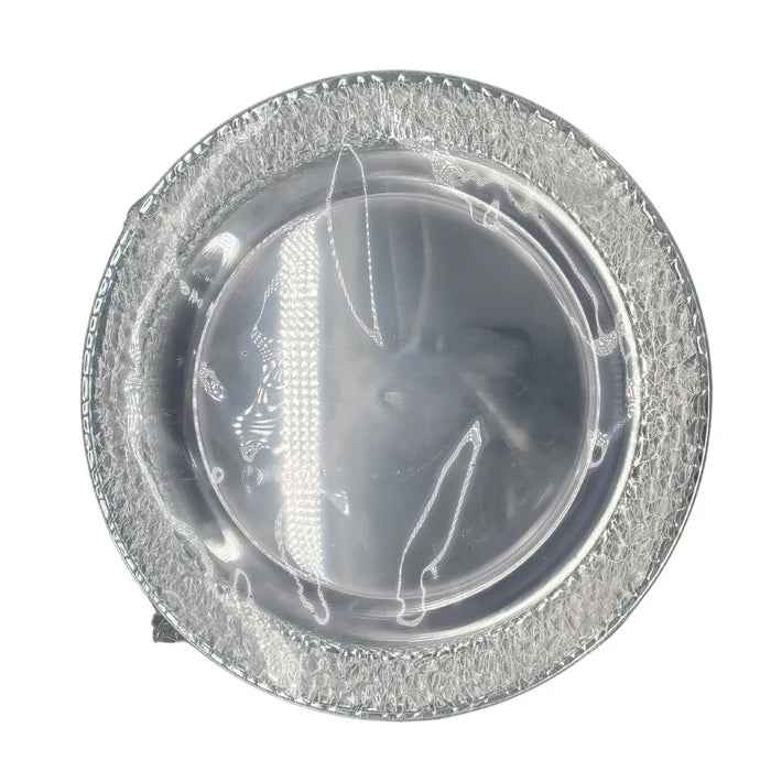 10" Hot Stamping Plate - Round - White/Gold/Clear - MN104