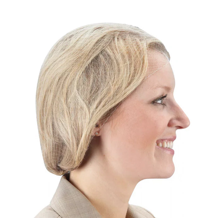 White Invisible Nylon Hairnet - Individually Wrapped - Eagle Global Solution