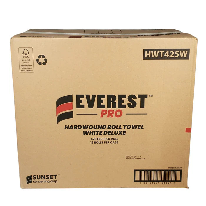 Everest Pro - Paper Hand Towel Roll - 425' - White - HWT425W - Eagle Global Solution