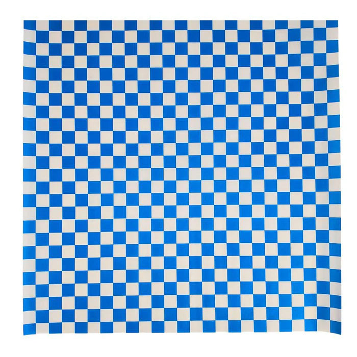 Value+ - Checkered Sheets - Blue - 12"x12" - Eagle Global Solution