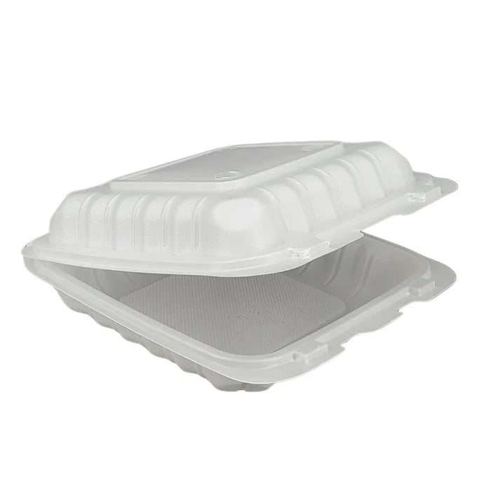 Eco-Craze - 7.5"x7.5"x2.3" 1 Compartment - White - MFPP-771SW-V - Eagle Global Solution