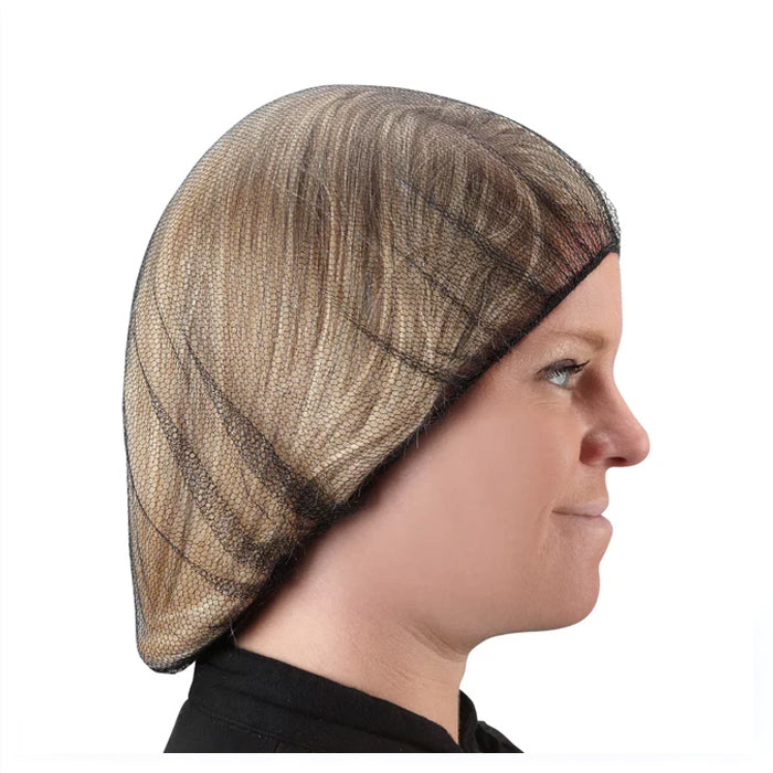 Black Nylon Honeycomb Hairnet - Lightweight and Durable - Eagle Global Solution