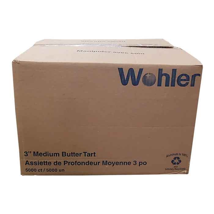 XE - Wohler - 3" Medium Foil Butter Tart Form
