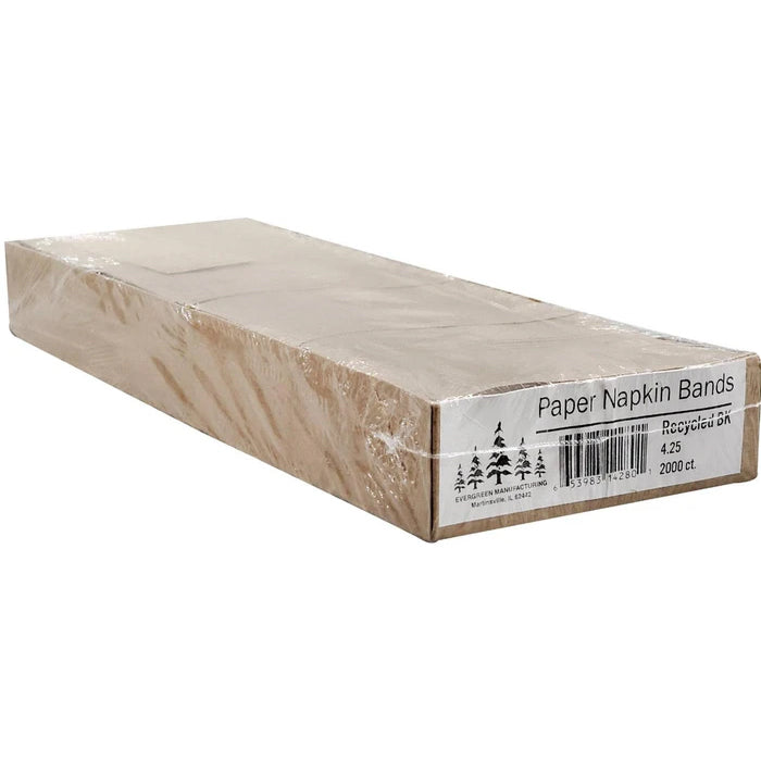 Napkin Bands - 4.25"x1.5" - Kraft - Eagle Global Solution