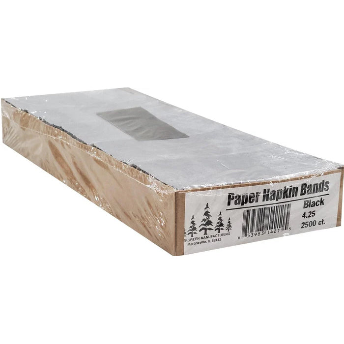 Napkin Bands - 4.25"x1.5" - Burgundy