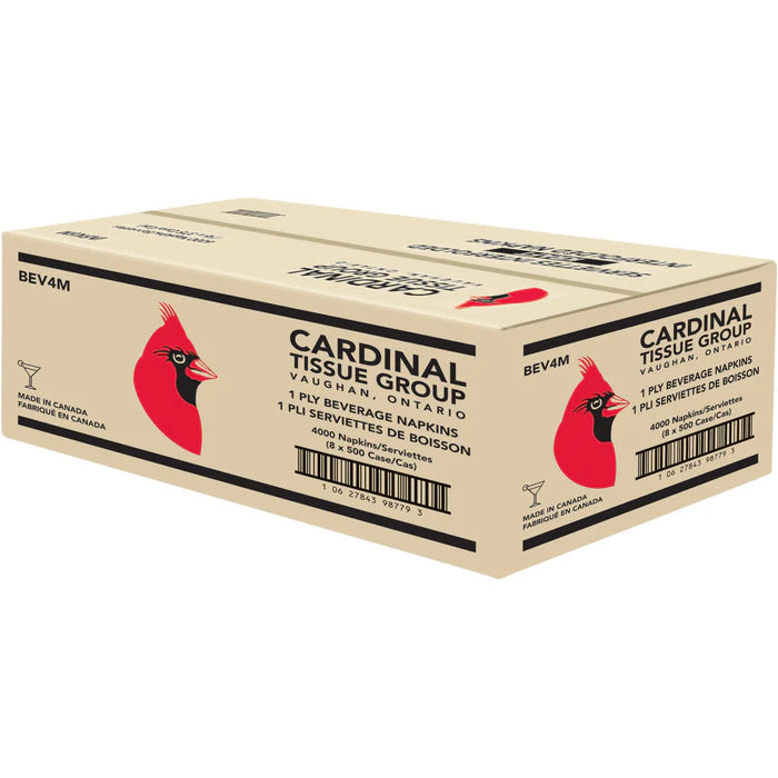 XC - Cardinal Tissue/Rite Tissue - Napkins - 1 Ply - Bev/Cocktail - BEV4M - Eagle Global Solution