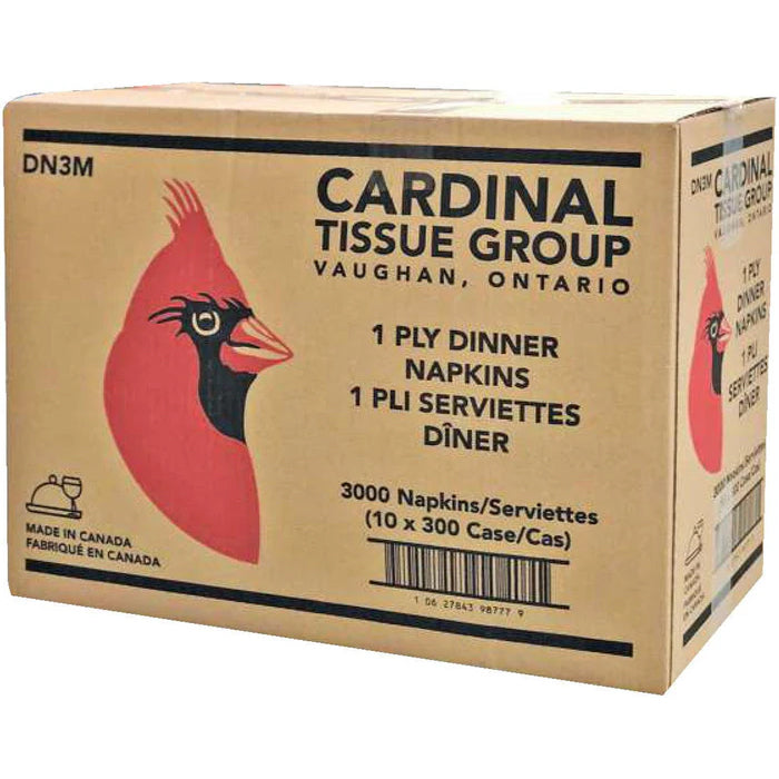 XC - Cardinal Tissue - Dinner Napkin - 1 Ply - F5620001 - Eagle Global Solution