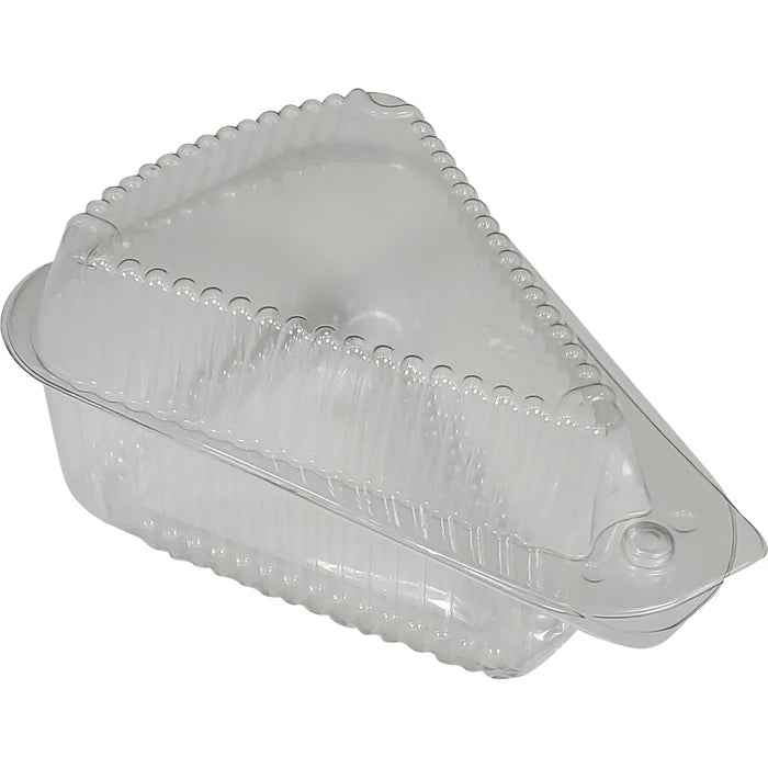 Pie Slice Container - Medium - Clear Hinged - 03210