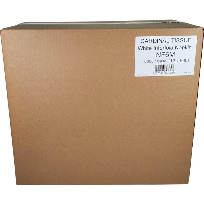 Cardinal Tissue - Dispenser Napkins - Interfold - White - Eagle Global Solution