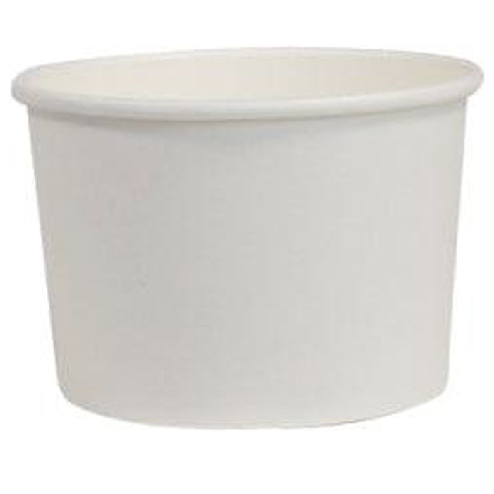 Morning Dew - 8 oz Paper Soup Container - White - 8SCW - Eagle Global Solution