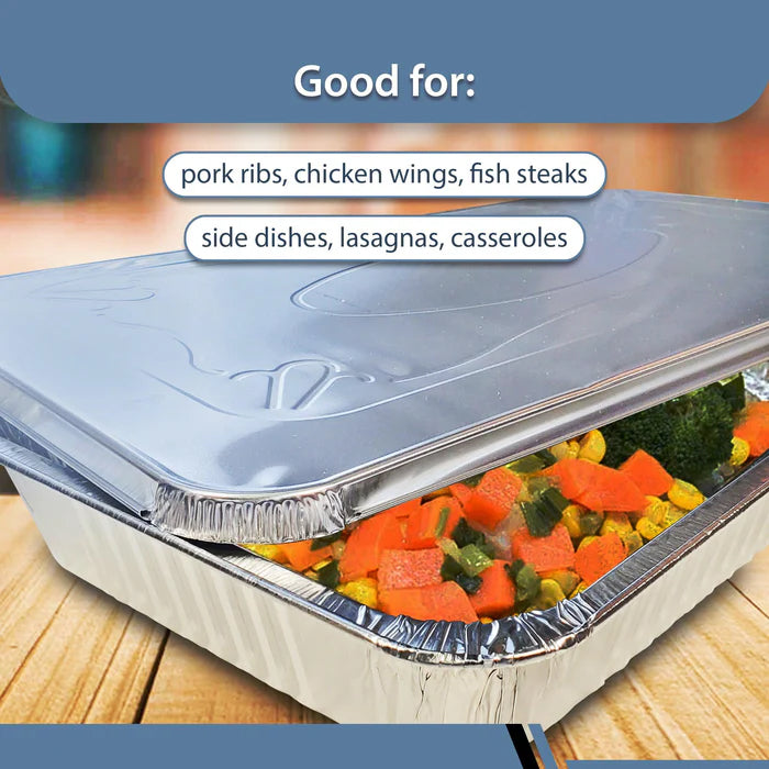 Rhino-Foil - Full Size Lid Aluminium Steam Pan - Eagle Global Solution