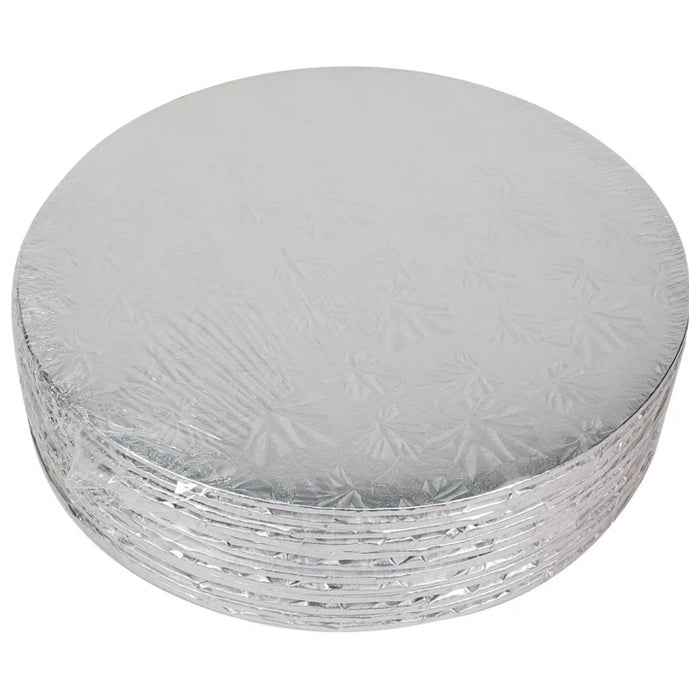 Decora - Cake Board - Round - Silver - 12x1/4