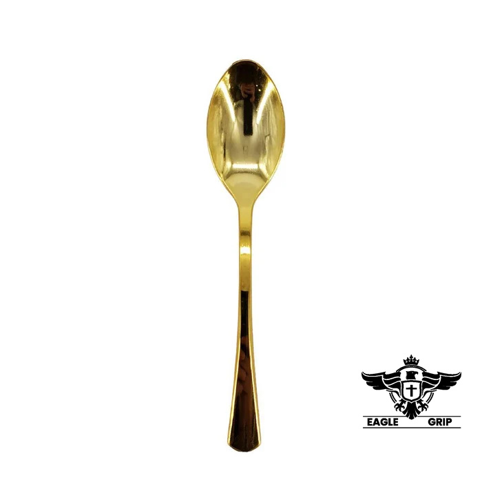 Eagle Grip - Plastic Tea Spoon - Gold - 13.3cm - SS22