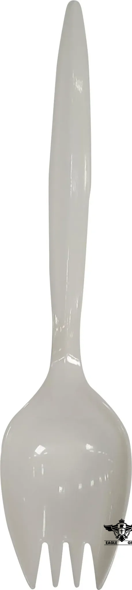 Eagle Grip - Plastic Sporks - White - Bulk - B1005