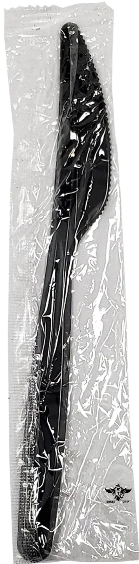 Eagle Grip - Black Plastic Knives - 250/Case, Black