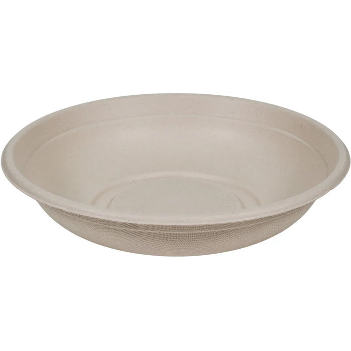 Eco-Craze - 24oz Round Natural Pulp Bowl - CR24 - Eagle Global Solution