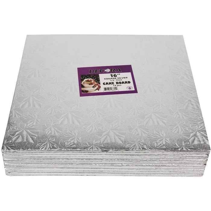 Decora - Cake Board - Square - 16x16x1/4