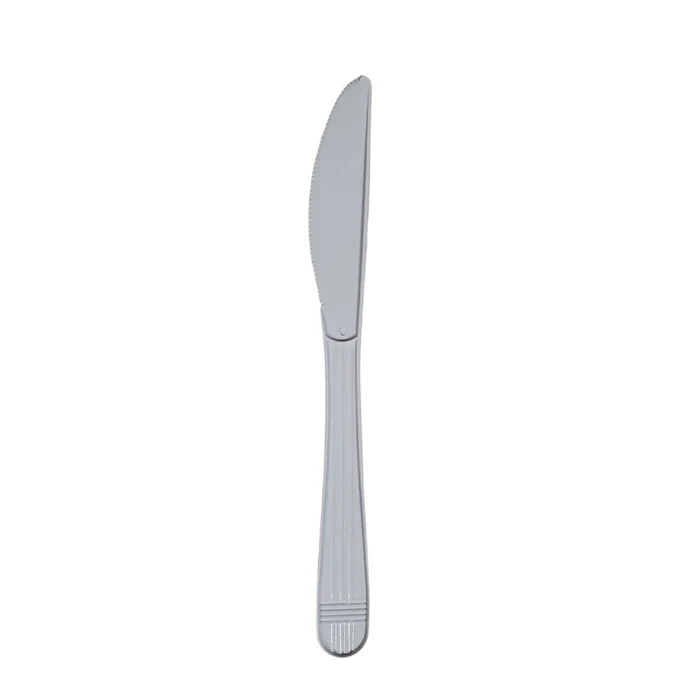 Value+ - Heavy - Plastic Knives - White - Ind. Wrapped - WP2002 - Eagle Global Solution
