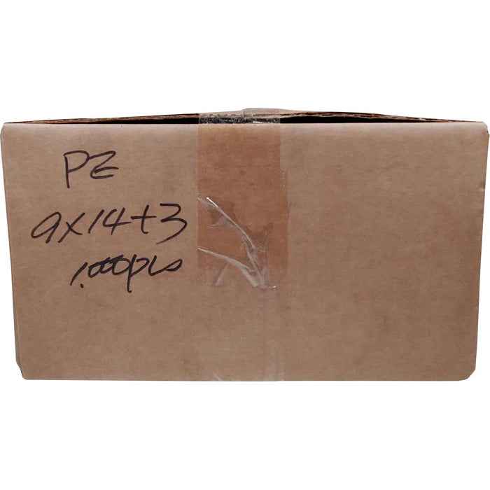 9"x14" Plastic Bags - P.E. - 3 mil w/Handle